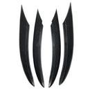 Car Air Inlet Grille Decoration Sticker Strip for Mercedes-Benz C Class C180L/C260L/C300L (Carbon Fiber Black)