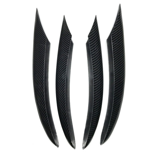 Car Air Inlet Grille Decoration Sticker Strip for Mercedes-Benz C Class C180L/C260L/C300L (Carbon Fiber Black)