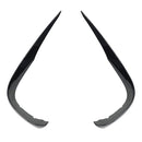 Car Front Wind Knife Decoration Sticker Strip for Mercedes-Benz E Class W213 2016-2020/E200/E260/E300 (Carbon Fiber Black)