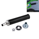 MB-TP120-BK Universal Exhaust Muffler Silent Silencer Exhaust Pipe Muffler Motorcycle Modification Accessories (Black)
