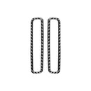 2 PCS / Set Carbon Fiber Car A-pillar Air Outlet Frame Decorative Sticker for Volkswagen Scirocco 2009-2016,Left and Right Drive Universal