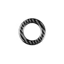 Carbon Fiber Car Cigarette Lighter Key Ring Decorative Sticker for Volkswagen Scirocco 2009-2016,Left and Right Drive Universal