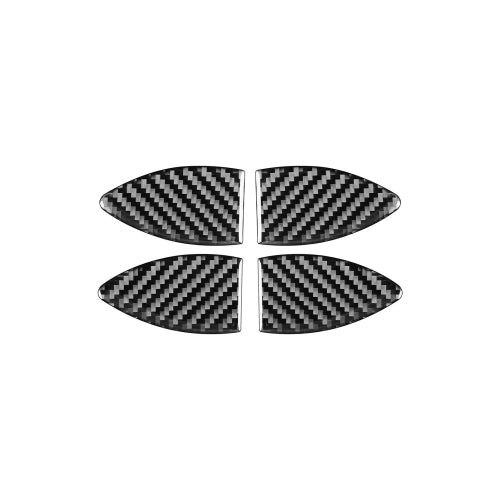 Carbon Fiber Car Inner Door Bowl Decorative Sticker for Toyota Old RAV4 2006-2013,Left and Right Drive Universal