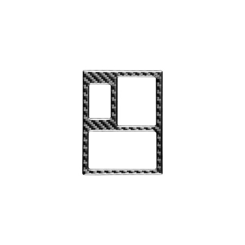 Carbon Fiber Car Rearview Mirror Adjustment Switch Frame Decorative Sticker for Toyota Old RAV4 2006-2013,Right Drive