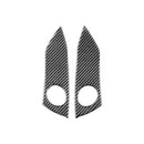 Carbon Fiber Car Warning Light Switch Panel Decorative Sticker for Toyota Old RAV4 2006-2013,Left and Right Drive Universal