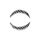 Carbon Fiber Car Steering Wheel Label Decorative Sticker for Toyota Old RAV4 2006-2013,Left and Right Drive Universal