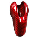 Car Carbon Fiber Gear Shift Knob Decorative Sticker for Porsche Macan 2014-2020, Left and Right Drive Universal (Red)