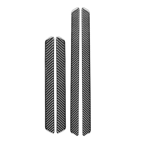 Car Carbon Fiber Threshold Decorative Sticker for Audi A6L / A7 2019-, Left and Right Drive Universal