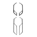 Car Carbon Fiber Inner Door Handle Decorative Sticker for Audi A6L / A7 2019-, Left and Right Drive Universal