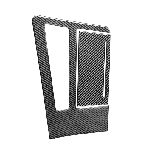 Car Carbon Fiber Gear Panel Decorative Sticker for Audi A6L / A7 2019-, Left Drive