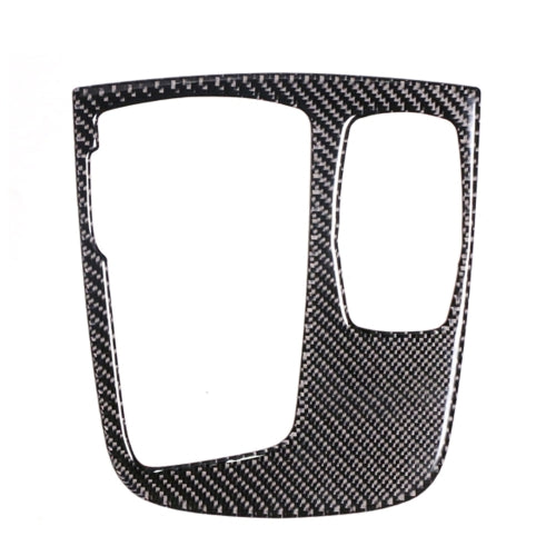 Car Carbon Fiber Central Shift Panel Cover Decorative Sticker for BMW G11 / G12 2016-, Left Drive
