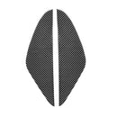 2 PCS / Set Carbon Fiber Car Door Anti-collision Cushion Decorative Sticker for Toyota Tundra 2014-2018, Left Right Driving