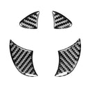 4 PCS / Set Carbon Fiber Car Front Middle Net Logo Decorative Sticker for Toyota 4Runner 2010-2020