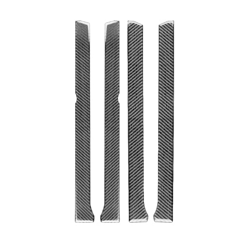 4 PCS / Set Carbon Fiber Car Window Inside Decorative Sticker for Toyota 4Runner 2010-2020