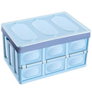 Car Storage Box Auto Multi-function Folding Organizer Box, with Waterproof Bag, Size: L (Blue)