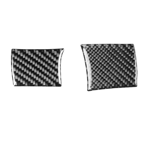 Carbon Fiber Car Steering Wheel Left Right Side Decorative Sticker for Dodge Challenger 2015 to Now, Left Driving