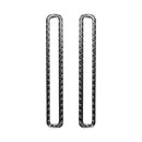 Carbon Fiber Car Door Air Outlet Decorative Sticker for Dodge Challenger 2015 to Now, Left Driving