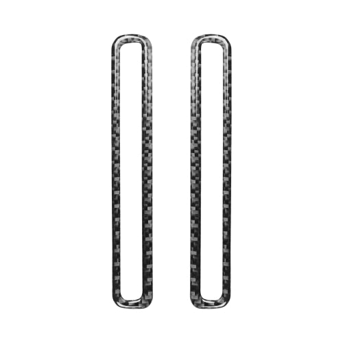 Carbon Fiber Car Door Air Outlet Decorative Sticker for Dodge Challenger 2015 to Now, Left Driving