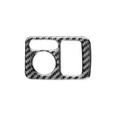 Carbon Fiber Car Rearview Mirror Adjustment Switch Frame Decorative Sticker for Honda CRV 2007-2011,Right Drive