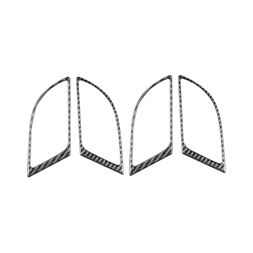 4 PCS / Set Carbon Fiber Car Inner Handle Frame Decorative Sticker for Honda CRV 2007-2011,Left and Right Drive Universal