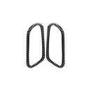 2 PCS / Set Carbon Fiber Car Inner Door Handle Decorative Sticker for Volkswagen Scirocco 2009-2016,Left and Right Drive Universal