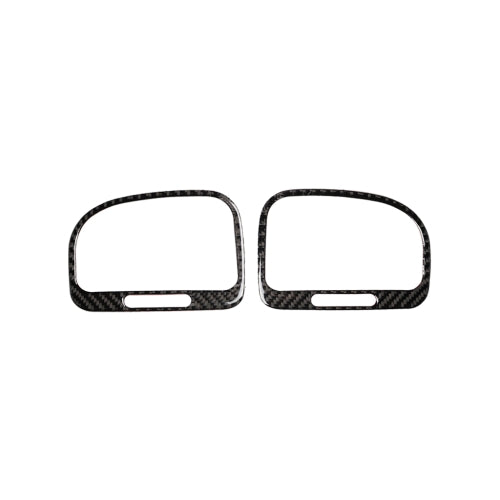 Carbon Fiber Car Left Right Air Outlet Decorative Sticker for Volkswagen Golf 6 2008-2012
