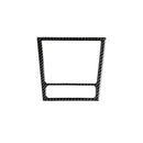 Carbon Fiber Car Ashtray Frame Decorative Sticker for Volkswagen Golf 6 2008-2012