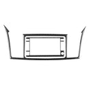 2 PCS Car Carbon Fiber Navigation System Display Decorative Sticker for Mitsubishi Lancer EVO 2008-2015, Left and Right Drive Universal