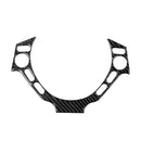 Car Carbon Fiber Steering Wheel Buttons Decorative Sticker for Nissan GTR R35 2008-2016, Left and Right Drive Universal