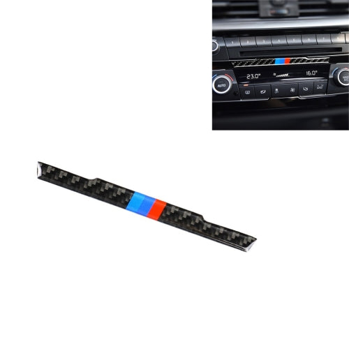 Three Color Carbon Fiber Car Central Control CD Decorative Sticker for BMW (F30) 2013-2015 / (F34) 2013-2016