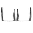 2 PCS Car Carbon Fiber Rear Door Handle Decorative Sticker for Mazda RX8 2004-2008, Left and Right Drive Universal