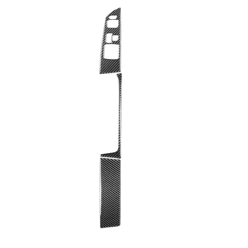 Car Carbon Fiber Main Driving Seat Lift Decorative Sticker for Mazda RX8 2004-2008, Left Drive High-configured