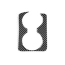 Car Carbon Fiber Handrail Cup Holder Decorative Sticker for Mazda RX8 2004-2008, Left Drive