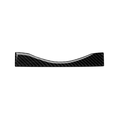 Car Carbon Fiber Multimedia Navigation Buttons Panel Decorative Strip for Nissan 370Z Z34 2009-, Left and Right Drive Universal
