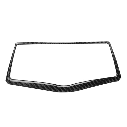 Car Carbon Fiber Multimedia Navigation Buttons Panel Decorative Sticker for Nissan 370Z Z34 2009-, Left and Right Drive Universal