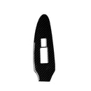 Car Carbon Fiber Vice Driving Side Door Lift Control Decorative Sticker for Nissan 370Z Z34 2009-, Left Drive