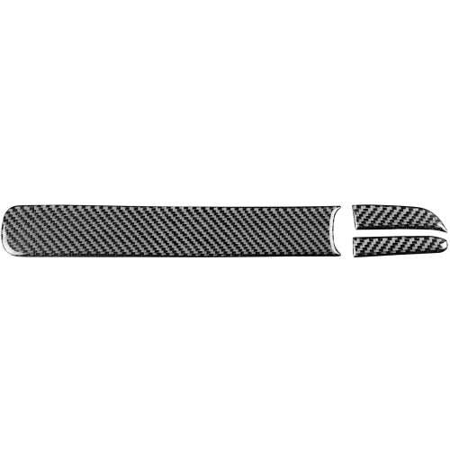 3 in 1 Car Carbon Fiber Front Passenger Seat Storage Box Decorative Sticker for Honda Civic 8th Generation 2006-2011, Right Drive
