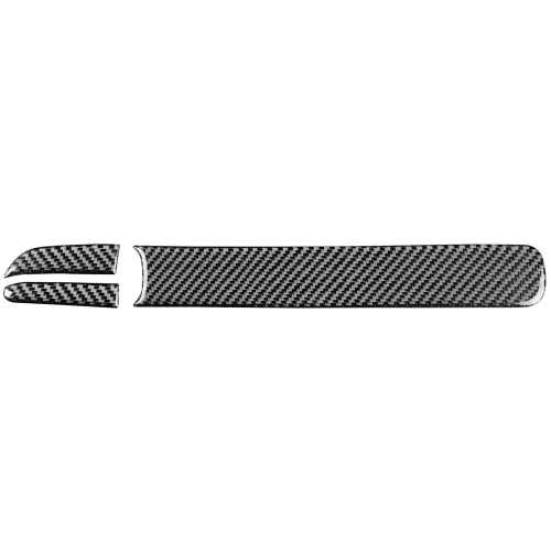 3 in 1 Car Carbon Fiber Front Passenger Seat Storage Box Decorative Sticker for Honda Civic 8th Generation 2006-2011, Left Drive