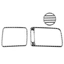 3 in 1 Car Carbon Fiber Front Passenger Seat Air Outlet Decorative Sticker for Honda Civic 8th Generation 2006-2011, Left Drive