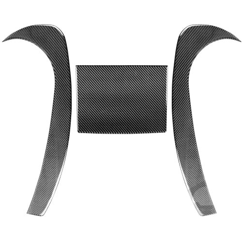 3 in 1 Car Carbon Fiber Dashboard Decorative Sticker for Jeep Wrangler JK 2007-2010, Left and Right Drive Universal