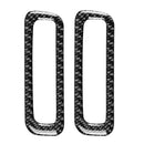 Car Carbon Fiber A-pillar Air Outlet Decorative Sticker for Mazda CX-5 2017-2018, Left and Right Drive Universal