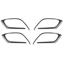Car Carbon Fiber Inner Door Handle Decorative Sticker for Mazda CX-5 2017-2018, Left and Right Drive Universal