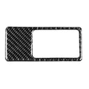 Car Carbon Fiber Headlight Panel Decorative Sticker for Mazda CX-5 2017-2018, Left Drive