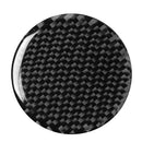 Car Carbon Fiber Multimedia Knob Decorative Sticker for BMW 3 Series G20/G28/325Li/330d/335 2019-2020, Left and Right Drive Universal