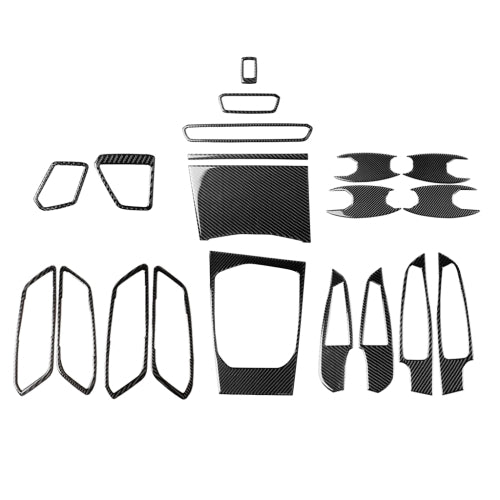 Car Carbon Fiber Full Set Decorative Sticker for BMW 3 Series G20/G28/325Li/330d/335 2019-2020, Left Drive