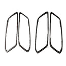 4 in 1 Car Carbon Fiber Door Handle Decorative Sticker for BMW 3 Series G20/G28/325Li/330d/335 2019-2020, Left and Right Drive Universal