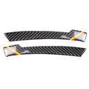 Car Carbon Fiber Rearview Mirror Anti-collision Strip D for Mercedes-Benz A/B/C/E Class/GLK/GLE/GLS/GLA/CLA, Left and Right Drive Universal