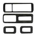 Car Carbon Fiber Window Glass Lift Decorative Sticker for Lexus RX300 / 270 / 200T / 450h 2016-2019, Right Drive