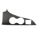 Car Carbon Fiber Water Cup Holder Panel Decorative Sticker for Lexus RX300 / 270 / 200T / 450h 2016-2019, Left Drive