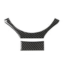 Car Carbon Fiber Steering Wheel Sets Decorative Sticker for Lexus NX200 / 200t / 300h 2014-2021, Left and Right Drive Universal